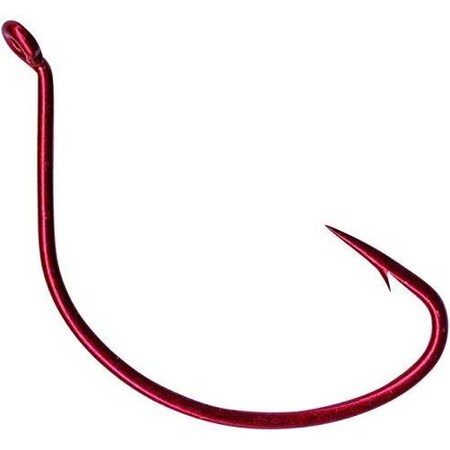 Mustad Ultrapoint Croaker Live Bait Hook Size 40, Needle Point, Wide GapHeavy Wire, Up Eye, Blonde Red, 10PK 37160NP-RD-4/0-10U